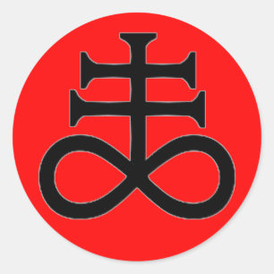 SATAN'S KROSS RONDE STICKER