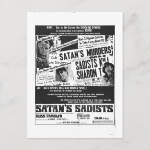 SATAN'S SADISTS BRIEFKAART