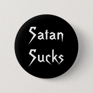 SatanSucks Ronde Button 5,7 Cm