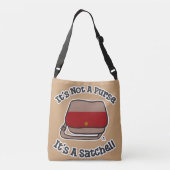 Satchel niet portemonnee leuk messenger motto crossbody tas (Achterkant)
