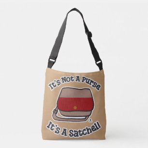 Satchel niet portemonnee leuk messenger motto crossbody tas