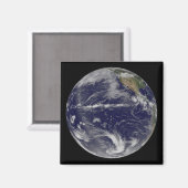 Satelliet-afbeelding van de aarde magneet (Voorkant / Achterkant)