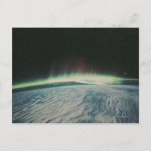 Satelliet-Afbeelding van Noordelijke Lichten Briefkaart