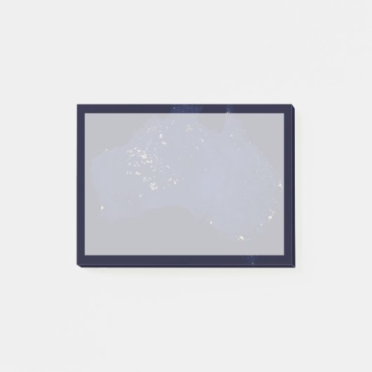 Satelliet de nachtlichten van Australië. Post-it® Notes (Voorkant)