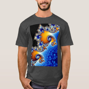 Satelliet dubbele spiraal Mandelbrot Set T-shirt