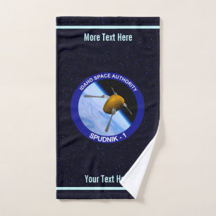 Satelliet Missiepatch Idaho Spudnik Bad Handdoek