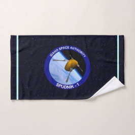 Satelliet Missiepatch Idaho Spudnik Handdoek
