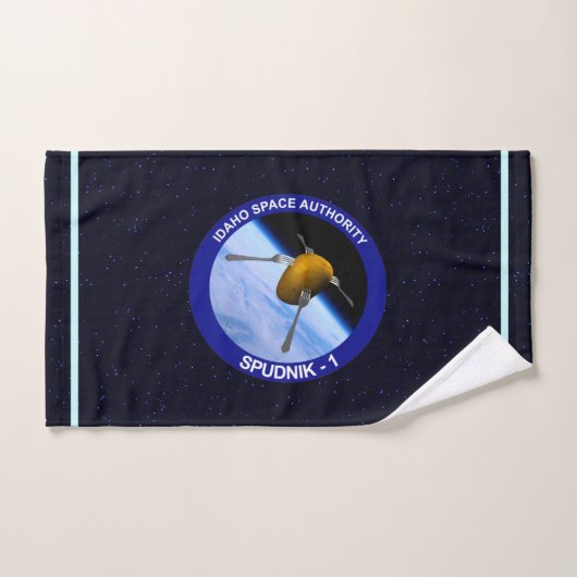 Satelliet Missiepatch Idaho Spudnik Handdoek (Handdoek)