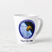 Satelliet Missiepatch Idaho Spudnik Latte Mok (Rechterhoek)