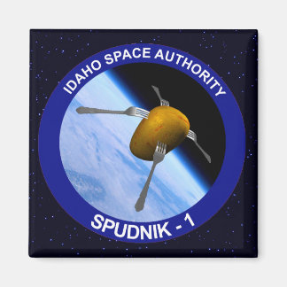 Satelliet Missiepatch Idaho Spudnik Magneet
