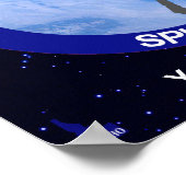 Satelliet Missiepatch Idaho Spudnik Poster (Hoek)