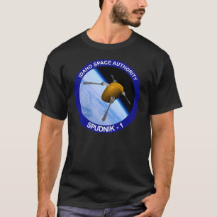 Satelliet Missiepatch Idaho Spudnik T-shirt