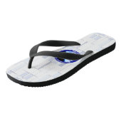 Satelliet Missiepatch Idaho Spudnik Teenslippers (Schuin)