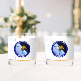 Satelliet Missiepatch Idaho Spudnik Whisky Glas