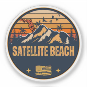 Satelliet strand, Florida Sticker