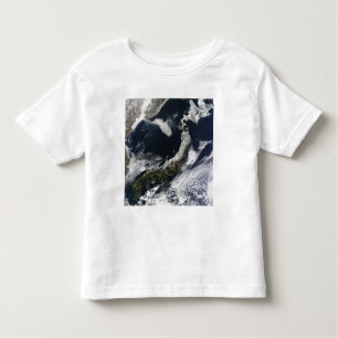 Satelliet uitzicht Japan Kinder Shirts