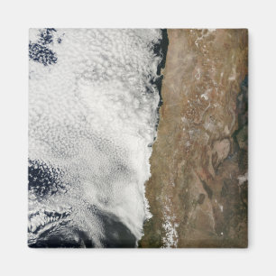 Satelliet-uitzicht van de Andes-bergen Magneet