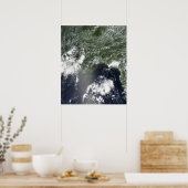 Satelliet-uitzicht van de Golf van Mexico Poster (Keuken)