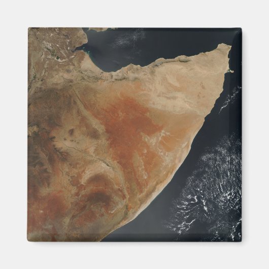 Satelliet-uitzicht van de Hoorn van Afrika Magneet (Voorkant)