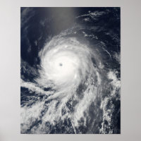 Satelliet-uitzicht van de orkaan Celia