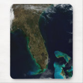 Satelliet Uitzicht van Florida. Muismat (Voorkant)