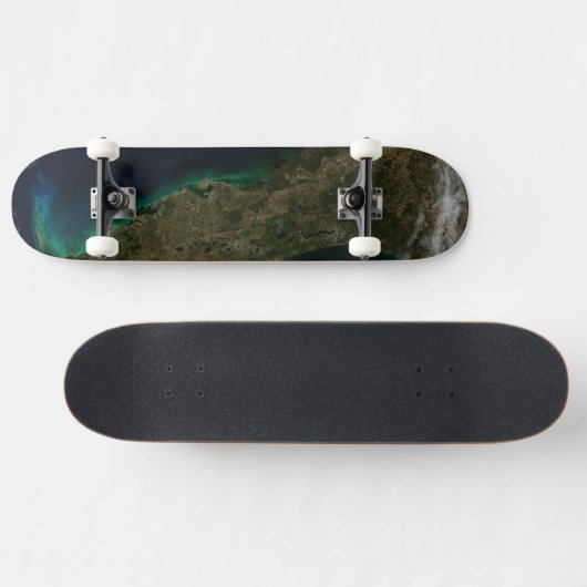 Satelliet Uitzicht van Florida. Skateboard (Horizontaal)