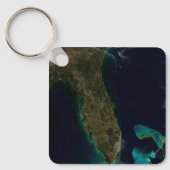 Satelliet Uitzicht van Florida. Sleutelhanger (Voorkant)