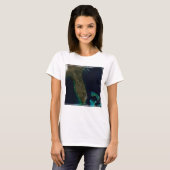 Satelliet Uitzicht van Florida. T-shirt (Voorkant volledig)