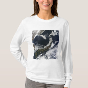 Satelliet-uitzicht van Japan T-shirt