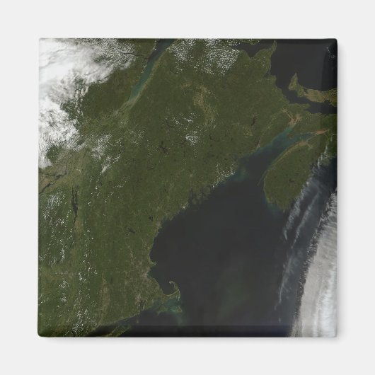 Satelliet uitzicht van New England Magneet (Voorkant)