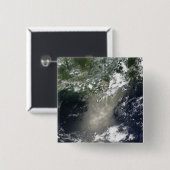 Satelliet-uitzicht van olielevers en olielonijnen vierkante button 5,1 cm (Voorkant /achterkant)