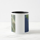 Satelliet-uitzicht van San Francisco, Californië Mok (Midden)