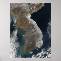 Satelliet-uitzicht van sneeuwval