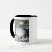 Satelliet uitzicht van Tropisch Storm Darby Mok (Voorkant links)