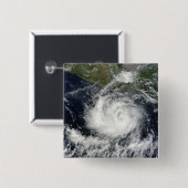 Satelliet uitzicht van Tropisch Storm Darby Vierkante Button 5,1 Cm (Voorkant /achterkant)