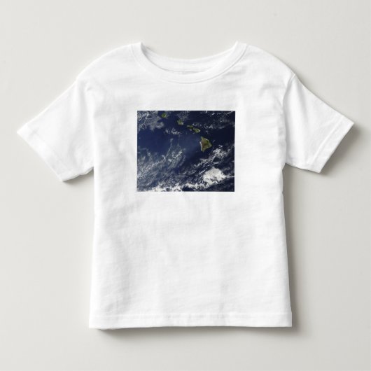 Satelliet-uitzicht van vulkanische mist kinder shirts (Voorkant)