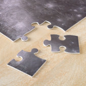 Satellietbestelling in de ruimte legpuzzel (Zijkant)