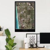 Satellietkaart van Naples Florida Poster (Thuiskantoor)