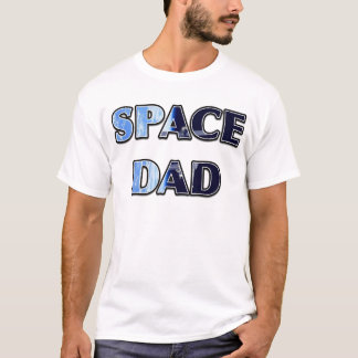 Satellietontwerp "SPACE DAD" T-shirt