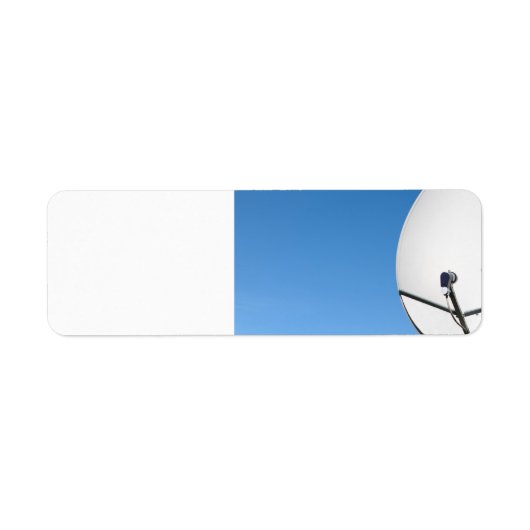 Satellietschotel Etiket (Voorkant)