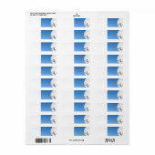 Satellietschotel Etiket (Full Sheet)