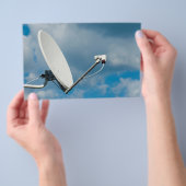 Satellietschotel Flyer (Hand)