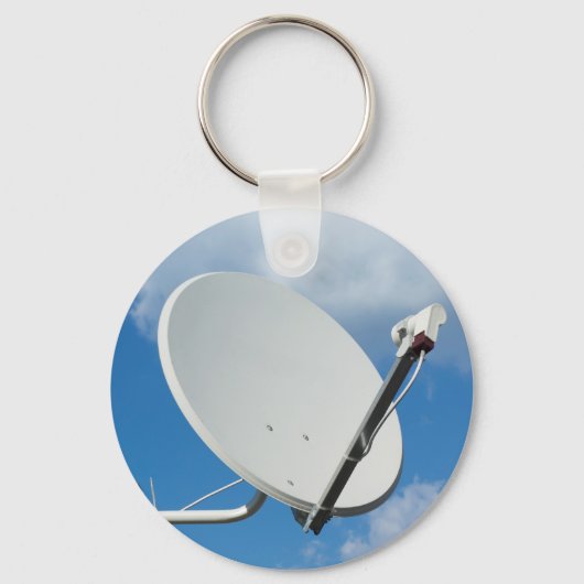 Satellietschotel Sleutelhanger (Voorkant)