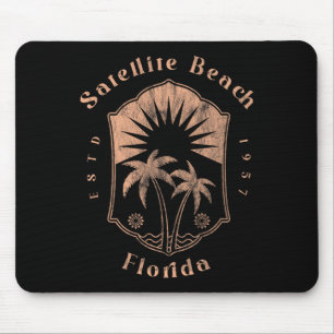 Satellietstrand Florida Retro Surfer Vintage Stran Muismat