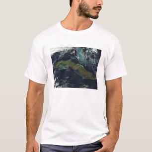 Satellietuitzicht van Cuba T-shirt