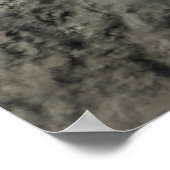 Satellietuitzicht van een aspluim 2 poster (Hoek)