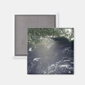 Satellietuitzicht van olielekken magneet (Voorkant / Achterkant)