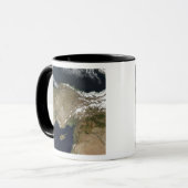 Satellietuitzicht van Turkije Mok (Voorkant links)