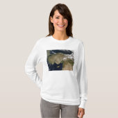 Satellietuitzicht van Turkije T-shirt (Voorkant volledig)