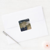 Satellietuitzicht van Turkije Vierkante Sticker (Envelop)